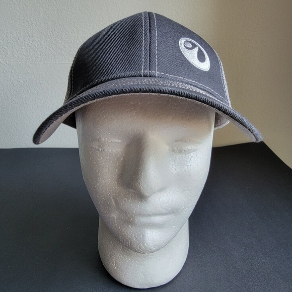 Body Outfitters Gray Trucker Hat Cap Mesh Personal Training Studio Strapback EUC - Picture 1 of 9